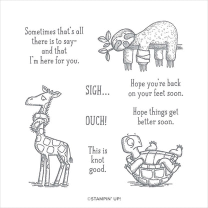 Back on Your Feet | Retired Cling Mount Stamp Set | Stampin' Up!