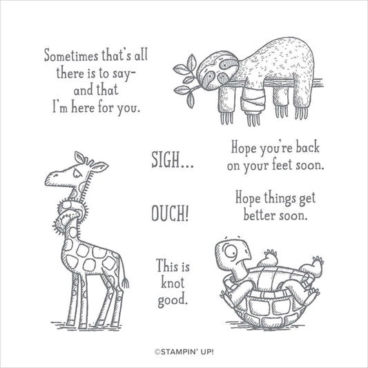 Back on Your Feet | Retired Cling Mount Stamp Set | Stampin' Up!