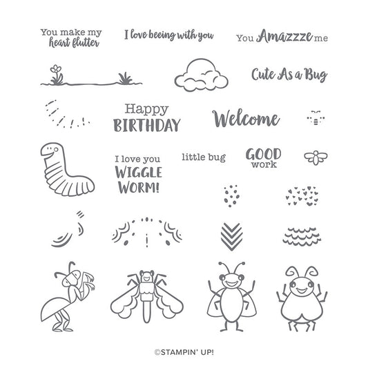 Wiggle Worm | Retired Photopolymer Stamp Set | Stampin' Up!