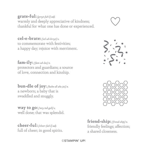 Praiseworthy Prose | Retired Cling Mount Stamp Set | Stampin' Up!