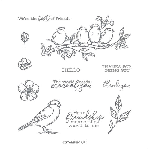 Free as a Bird | Retired Cling Mount Stamp Set | Stampin' Up!