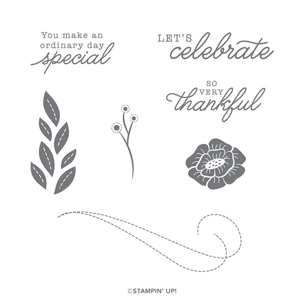 For the Love of Felt | Retired Cling Mount Stamp Set | Stampin' Up!