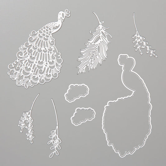 Detailed Peacock Dies | Retired Dies Collection | Stampin' Up!