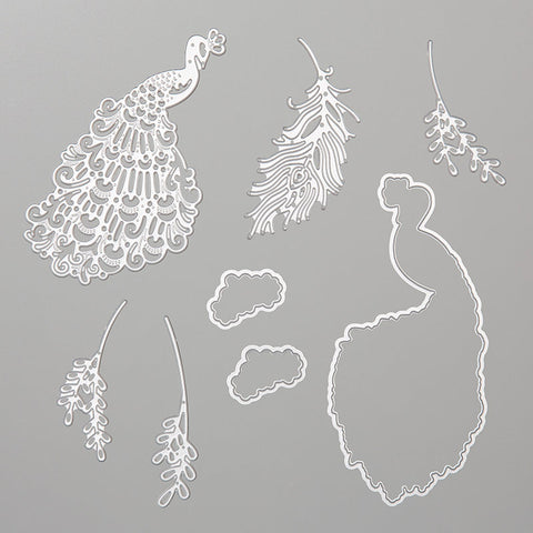 Detailed Peacock Dies | Retired Dies Collection | Stampin' Up!