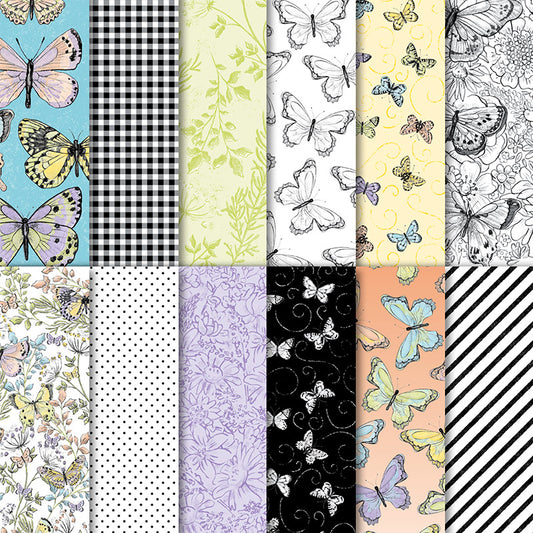 Botanical Butterfly DSP | Sale-a-Bration 2019 | 12 Sheets - Full Pack | Brand New, Unopened | Stampin' Up!