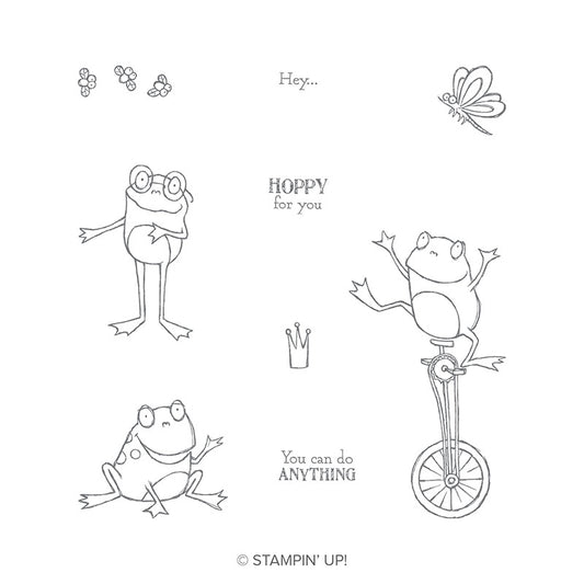 So Hoppy Together | Used Sale-a-Bration 2019 | Retired Cling Mount Stamp Set | Stampin' Up!