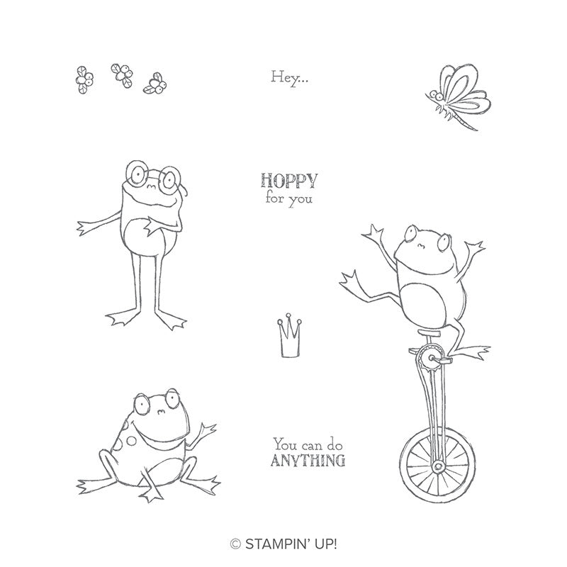 So Hoppy Together | Used Sale-a-Bration 2019 | Retired Cling Mount Stamp Set | Stampin' Up!