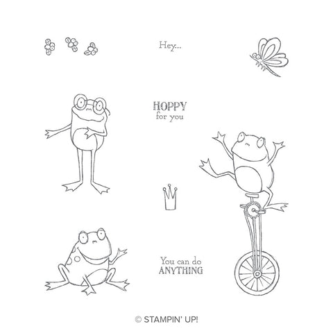 So Hoppy Together | Used Sale-a-Bration 2019 | Retired Cling Mount Stamp Set | Stampin' Up!