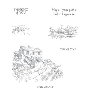 By the Bay | Sale-a-Bration 2019 | Retired Cling Mount Stamp Set | Stampin' Up!