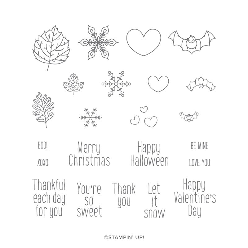To Every Season | Retired Photopolymer Stamp Set | Stampin' Up!