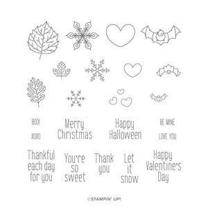 To Every Season | Retired Photopolymer Stamp Set | Stampin' Up!