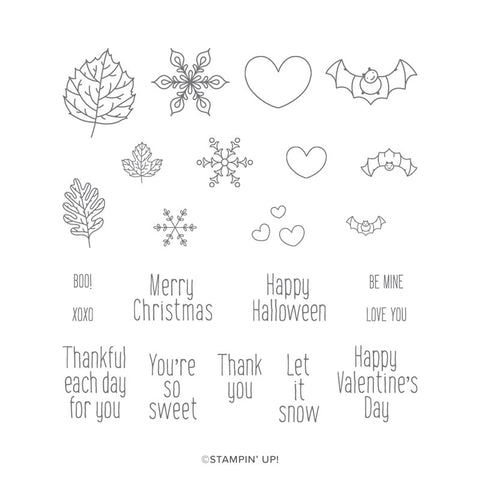 To Every Season | Retired Photopolymer Stamp Set | Stampin' Up!