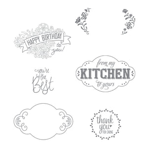 Label Me Pretty | Retired Clear Mount Stamp Set | Stampin' Up!