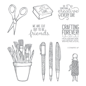 Crafting Forever | Retired Clear Mount Stamp Set | Stampin' Up!