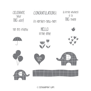 Little Elephant | Retired Clear Mount Stamp Set | Stampin' Up!