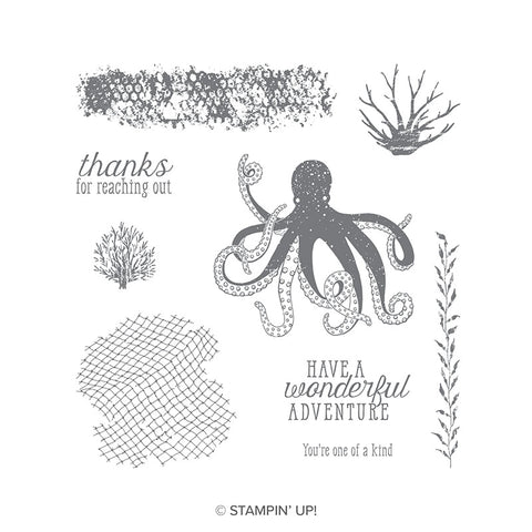Sea of Textures | Retired Clear Mount Stamp Set | Stampin' Up!