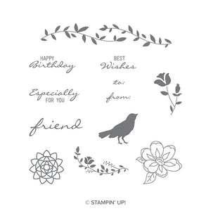 Botanical Bliss | Retired Clear Mount Stamp Set | Stampin' Up!