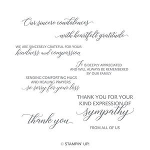 Kindness & Compassion | Retired Clear Mount Stamp Set | Stampin' Up!