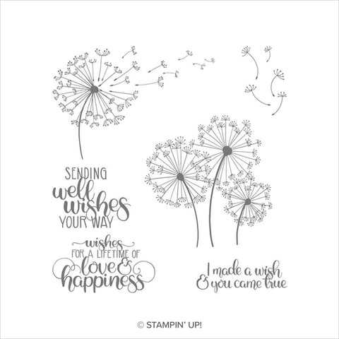 Dandelion Wishes | Retired Clear Mount Stamp Set | Stampin' Up!