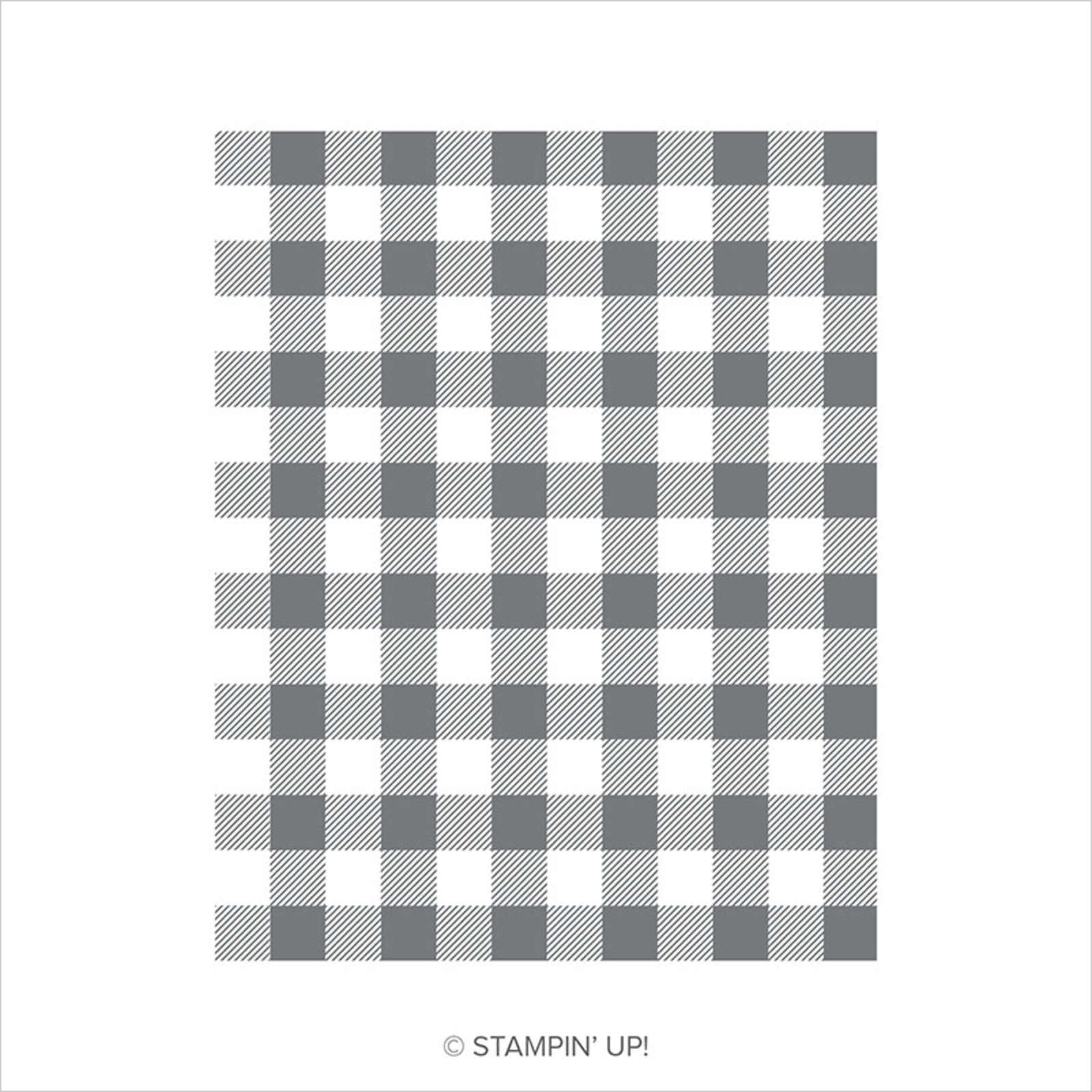 Buffalo Check | Retired Cling Mount Stamp Set | Stampin' Up!