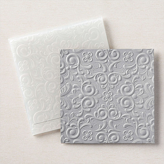 Parisian Flourish (3D) Embossing Folder | Retired Embossing Folder | Stampin' Up!