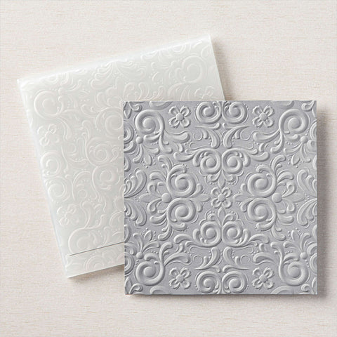 Parisian Flourish (3D) Embossing Folder | Retired Embossing Folder | Stampin' Up!