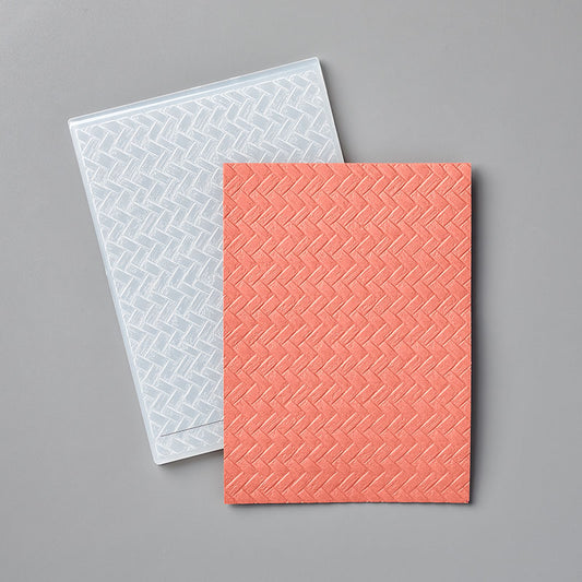 Coastal Weave 3D Embossing Folder | Retired Embossing Folder | BRAND NEW | Stampin' Up!