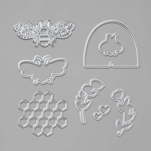 Detailed Bee Dies | Retired Dies Collection | Stampin' Up!