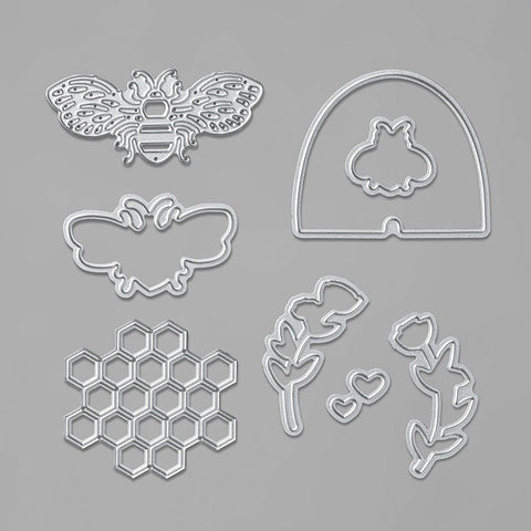 Detailed Bee Dies | Retired Dies Collection | Stampin' Up!