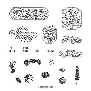 Perfectly Framed | Retired Photopolymer Stamp Set | Stampin' Up!