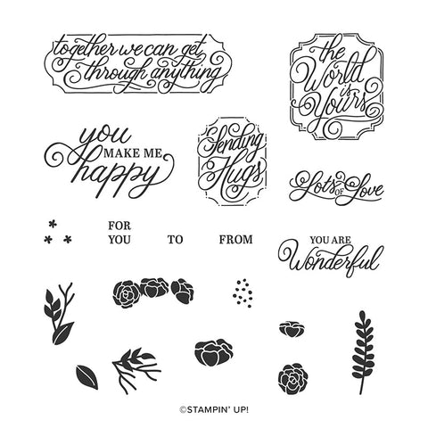 Perfectly Framed | Retired Photopolymer Stamp Set | Stampin' Up!