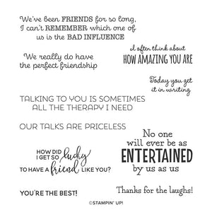 Thanks for the Laughs | Retired Cling Mount Stamp Set | Stampin' Up!