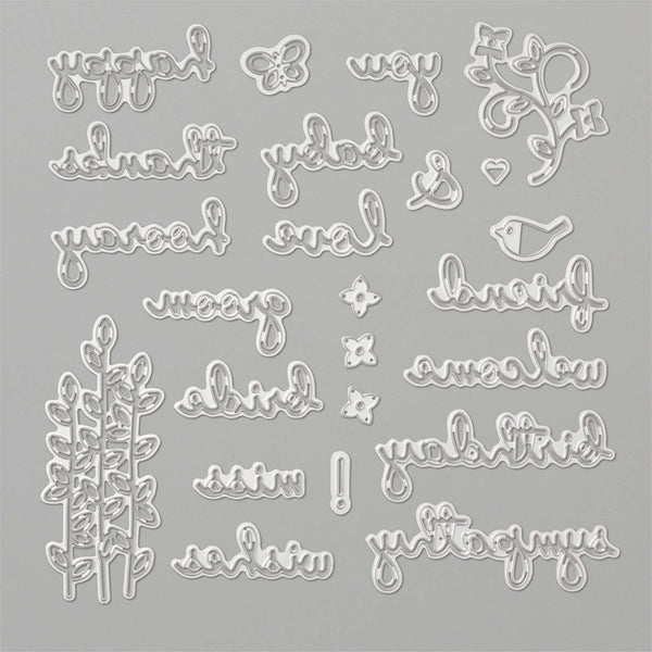 Well Written Dies | Retired Dies Collection | Stampin' Up!