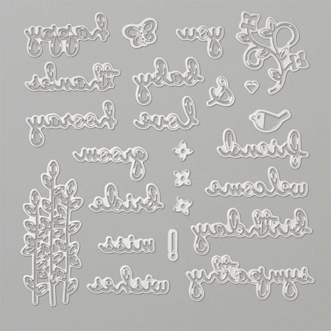 Well Written Dies | Retired Dies Collection | Stampin' Up!