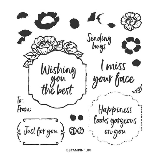 Tags in Bloom | Retired Sale-a-Bration 2020 Photopolymer Stamp Set | Stampin' Up!