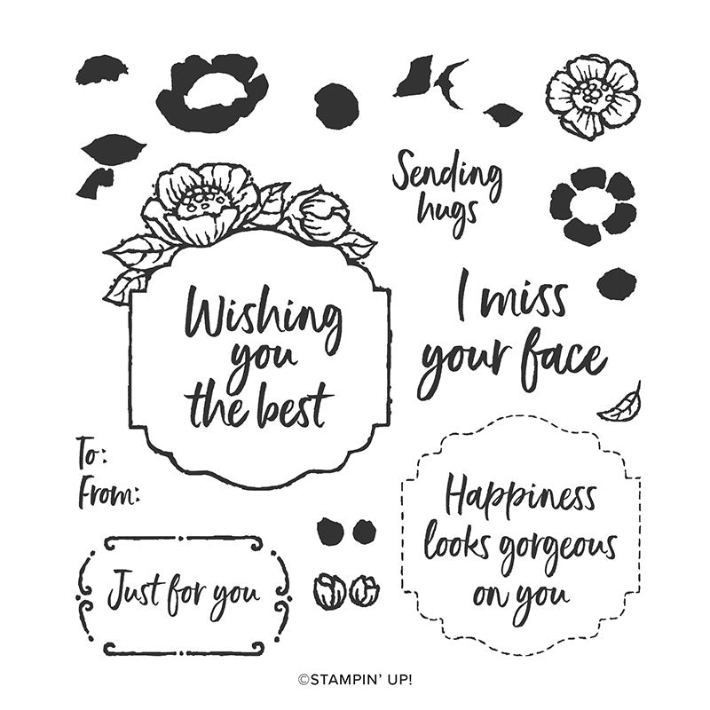 Tags in Bloom | Retired Sale-a-Bration 2020 Photopolymer Stamp Set | Stampin' Up!