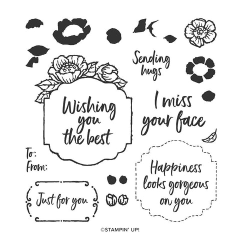 Tags in Bloom | Retired Sale-a-Bration 2020 Photopolymer Stamp Set | Stampin' Up!