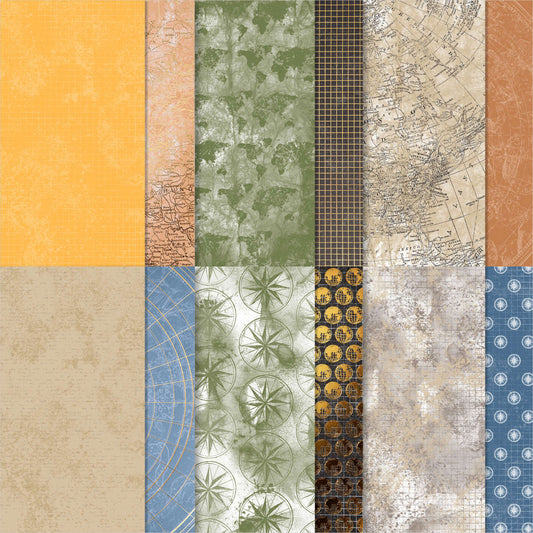 World of Good Specialty DSP | 6 Sheets | Card Front | Retired Paper | Stampin' Up!