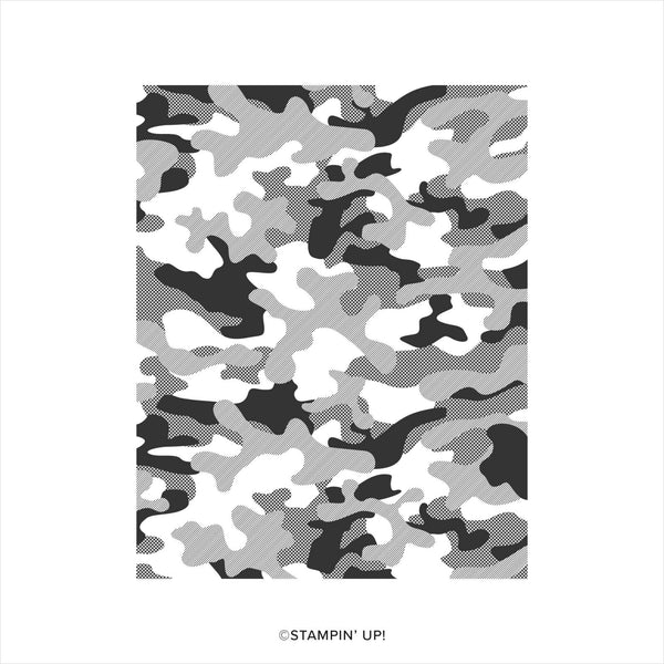 Camouflage | Retired Cling Mount Stamp Set | Stampin' Up!