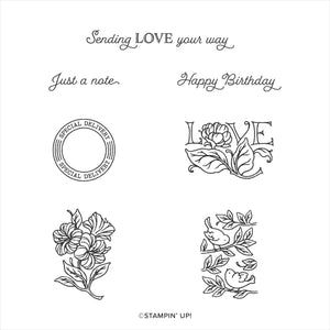 Posted For You | Retired Cling Mount Stamp Set | Stampin' Up!