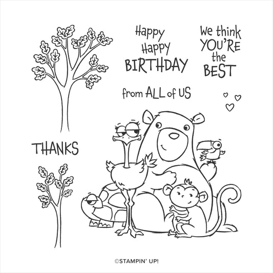 From all of Us | Retired Cling Mount Stamp Set | Stampin' Up!