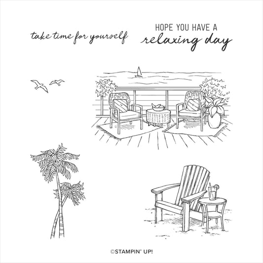 Seaside View | Retired Cling Mount Stamp Set | Stampin' Up!