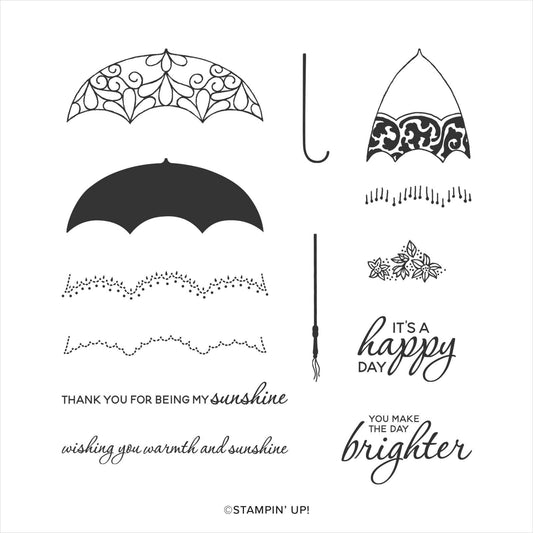 Pretty Parasol | Retired Photopolymer Stamp Set | Stampin' Up!