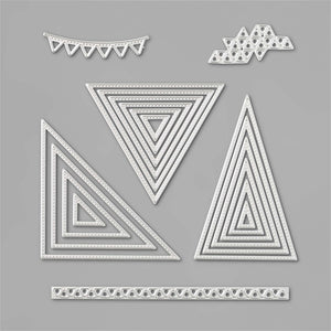 Stitched Triangles Dies | Retired Dies Collection | Stampin' Up!