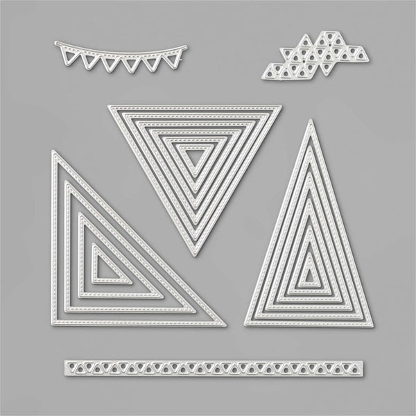 Stitched Triangles Dies | Retired Dies Collection | Stampin' Up!