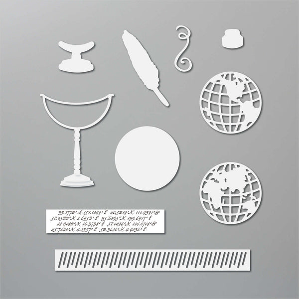 World Map Dies | Retired Dies Collection | Stampin' Up!