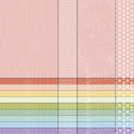 Subtles DSP | 10 Sheets | Card Fronts | Retired Paper | Stampin' Up!