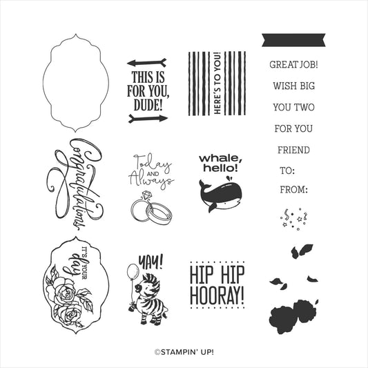 Celebration of Tags | Retired Photopolymer Stamp Set | Stampin' Up!