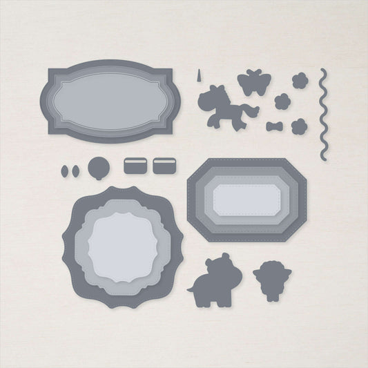 Hippo & Friends Dies | Retired Dies Collection | Stampin' Up!