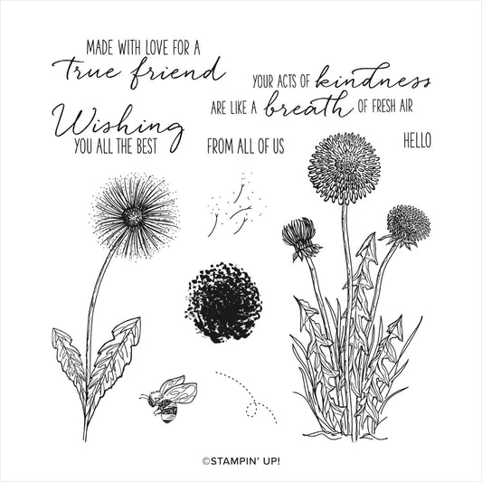 Garden Wishes | Retired Cling Mount Stamp Set | Stampin' Up!